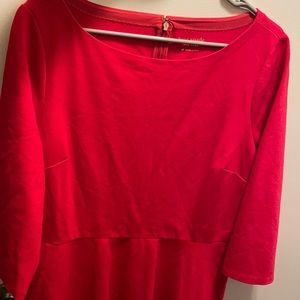 Red Kate Spade dress